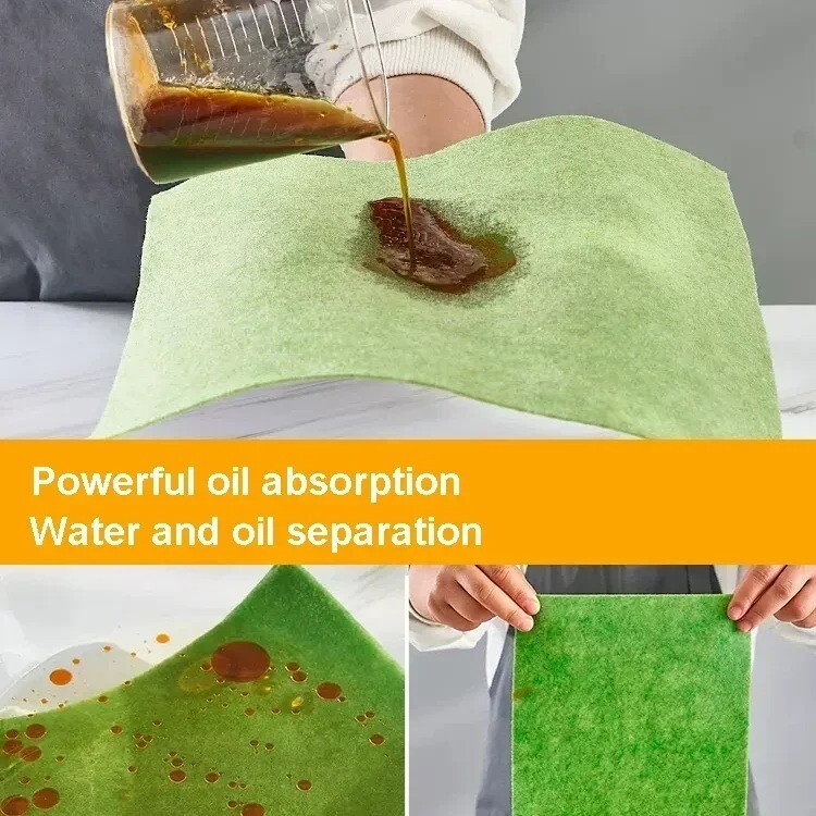 Double Sided Scrub Pad Grinding Rags Dishcloth Washing Clean Oil Removal Pan Pot