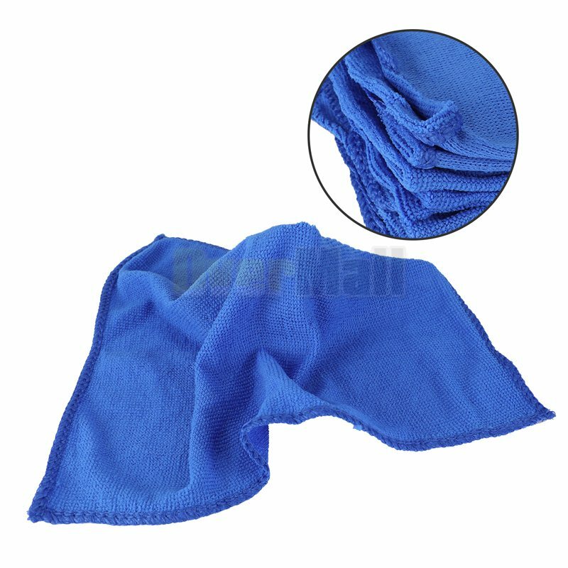 100 Toallas De Microfibra 12×12 Secado Rapido Para Limpieza Autos Carros Cocina