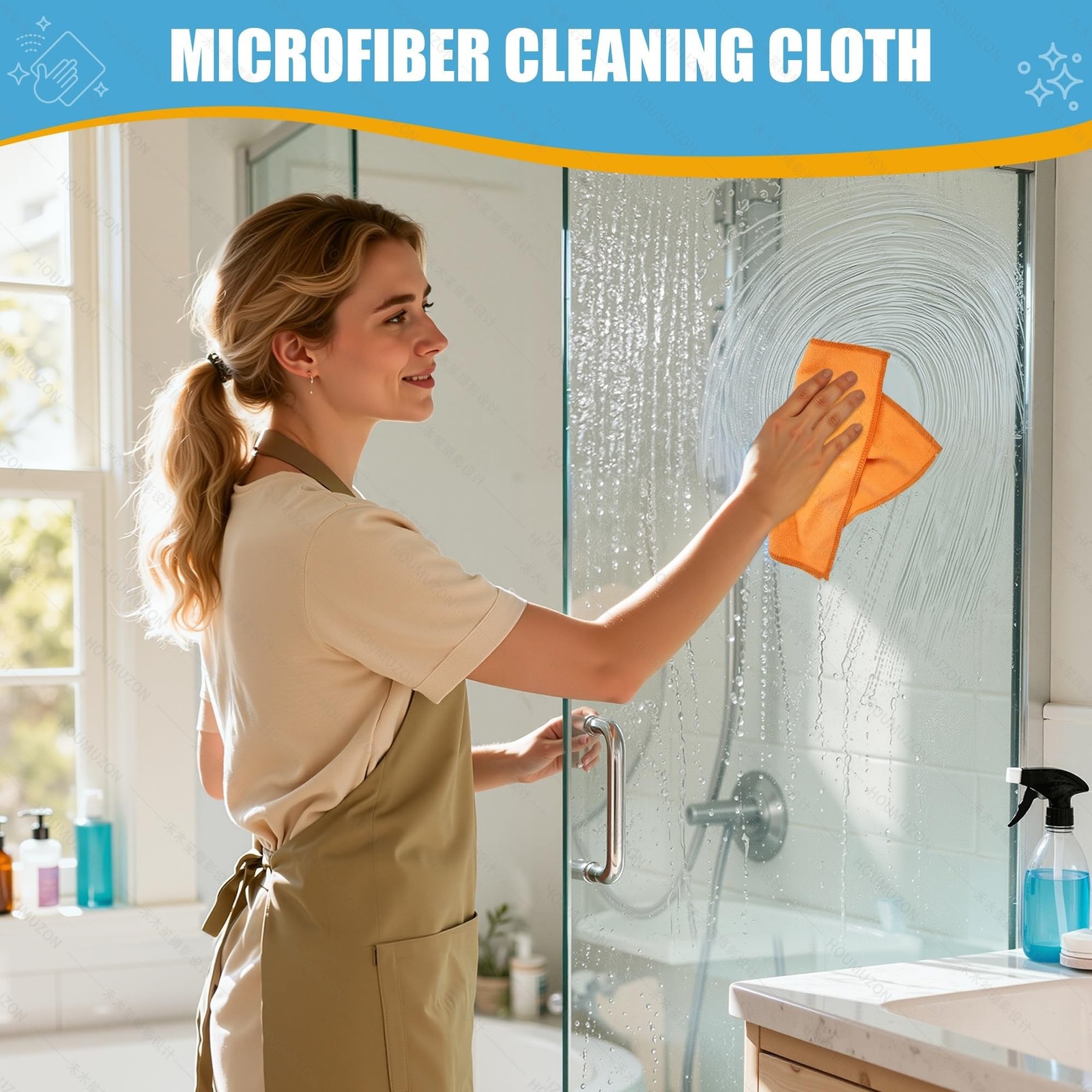 Non Scratch Wire Dishcloth and Microfiber Cleaning Cloth 20pcs-Multipurpose W…