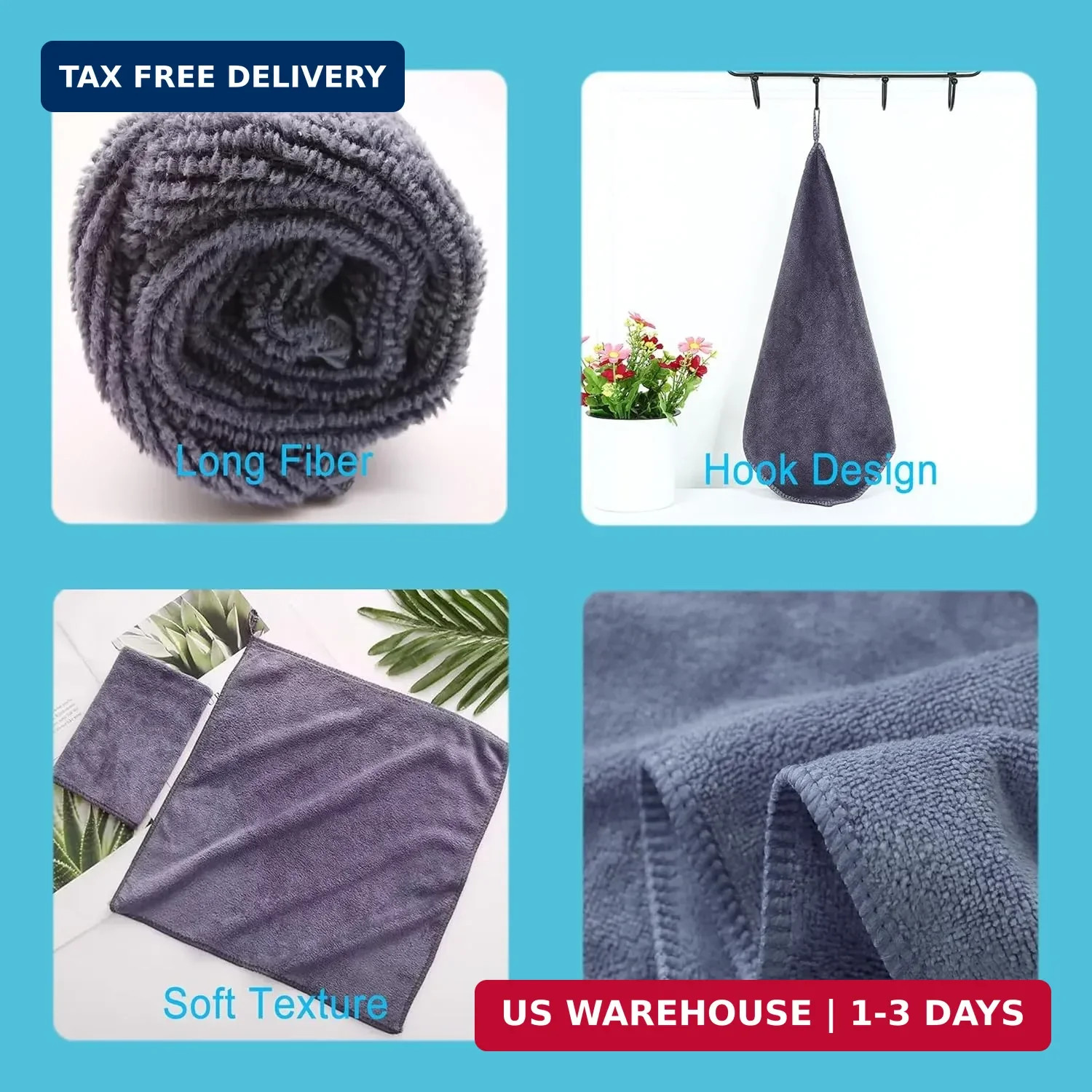 Microfiber Cleaning Cloth Ultra Absorbent & Soft Micro Fiber Cloth for Cleaning