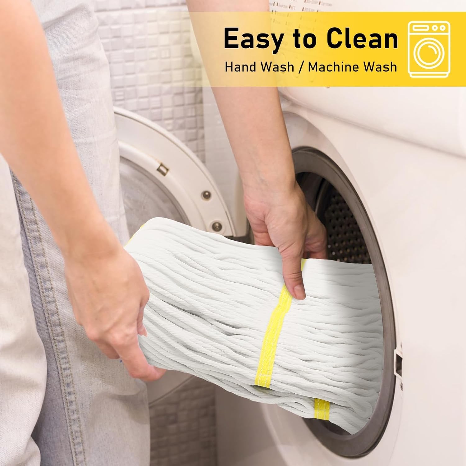 Professional Commercial Mop Industrial Heavy Duty Mop with Long Handle ,Wet