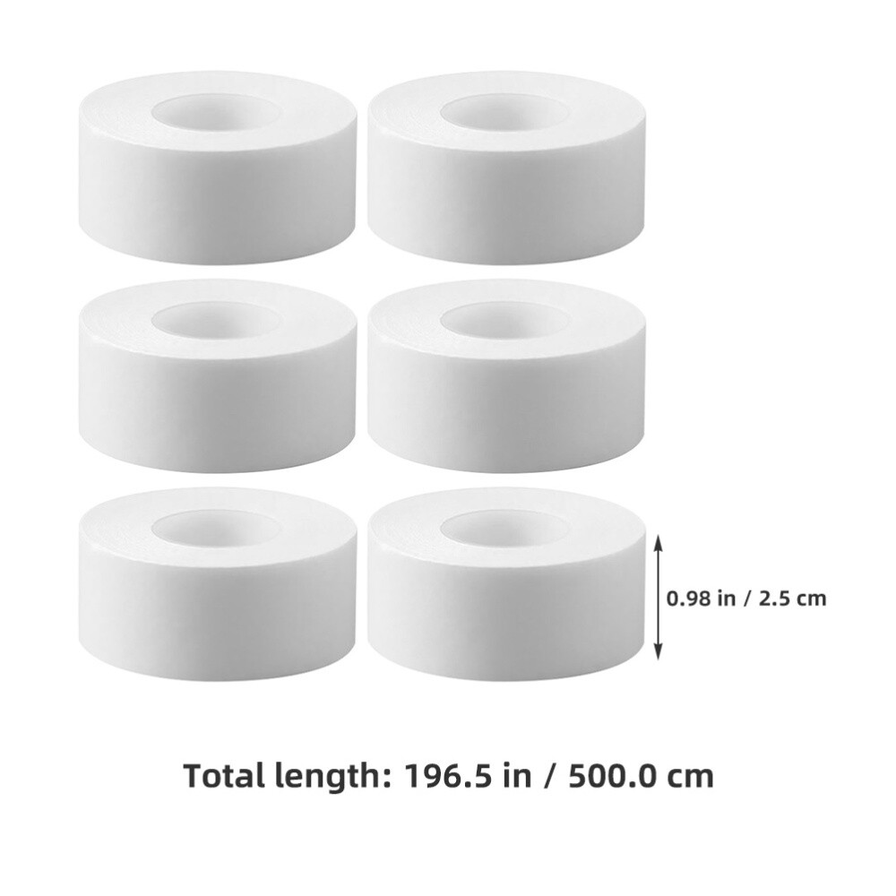 6 Rolls Sweat Tapes Self Adhesive Collar Protector Disposable Shirt Sweat Liner