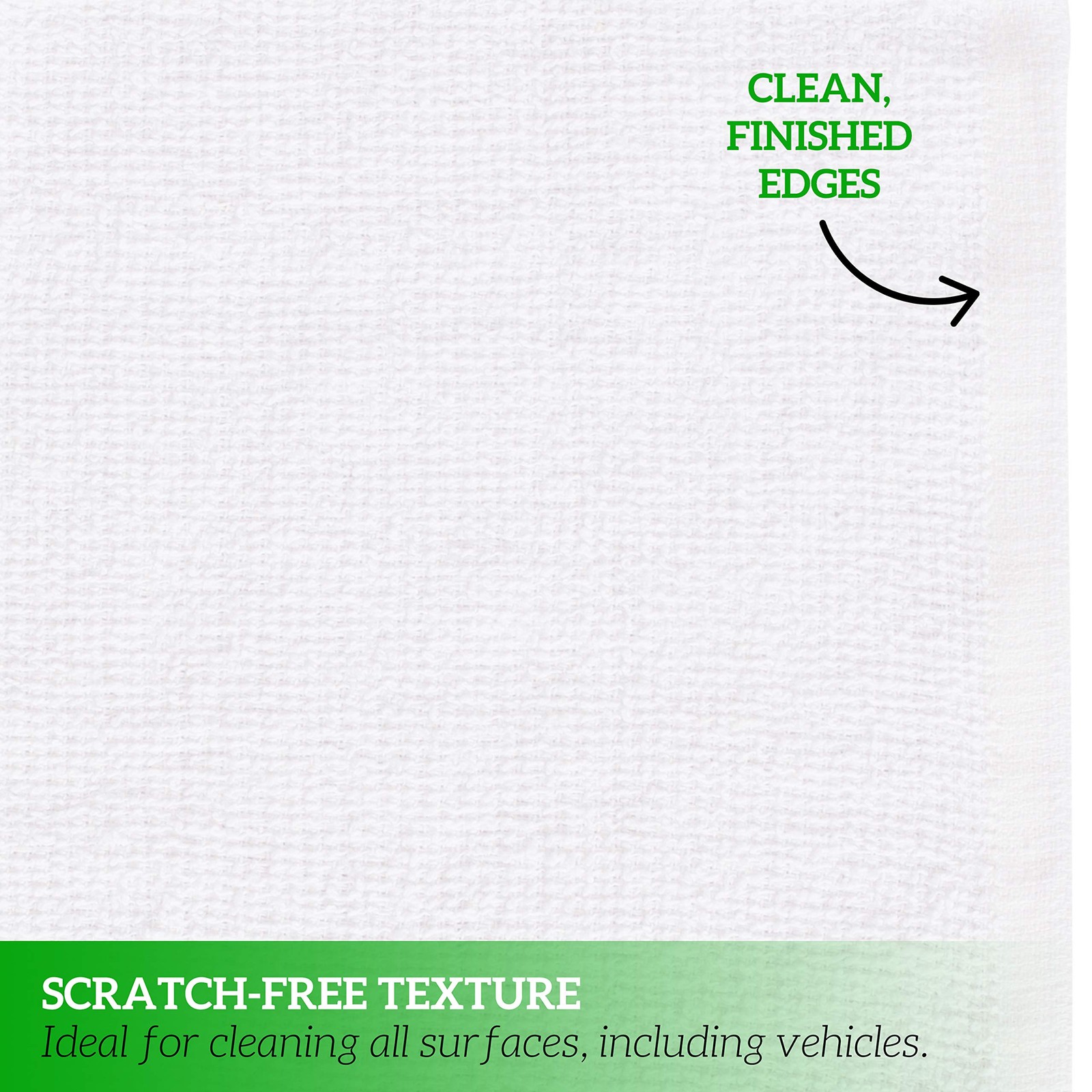 60-Pack Cotton Wash Cloths – 14″x17″ Absorbent Cleaning Rags for Housekeeping…