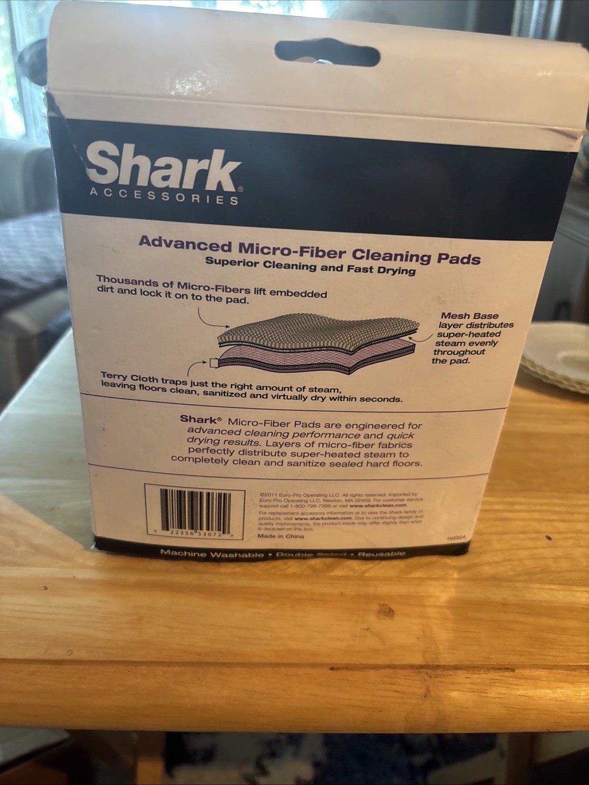 Shark Accessories 2 Advanced Micro-fiber Cleaning Pads NEW for Steam Pocket Mops