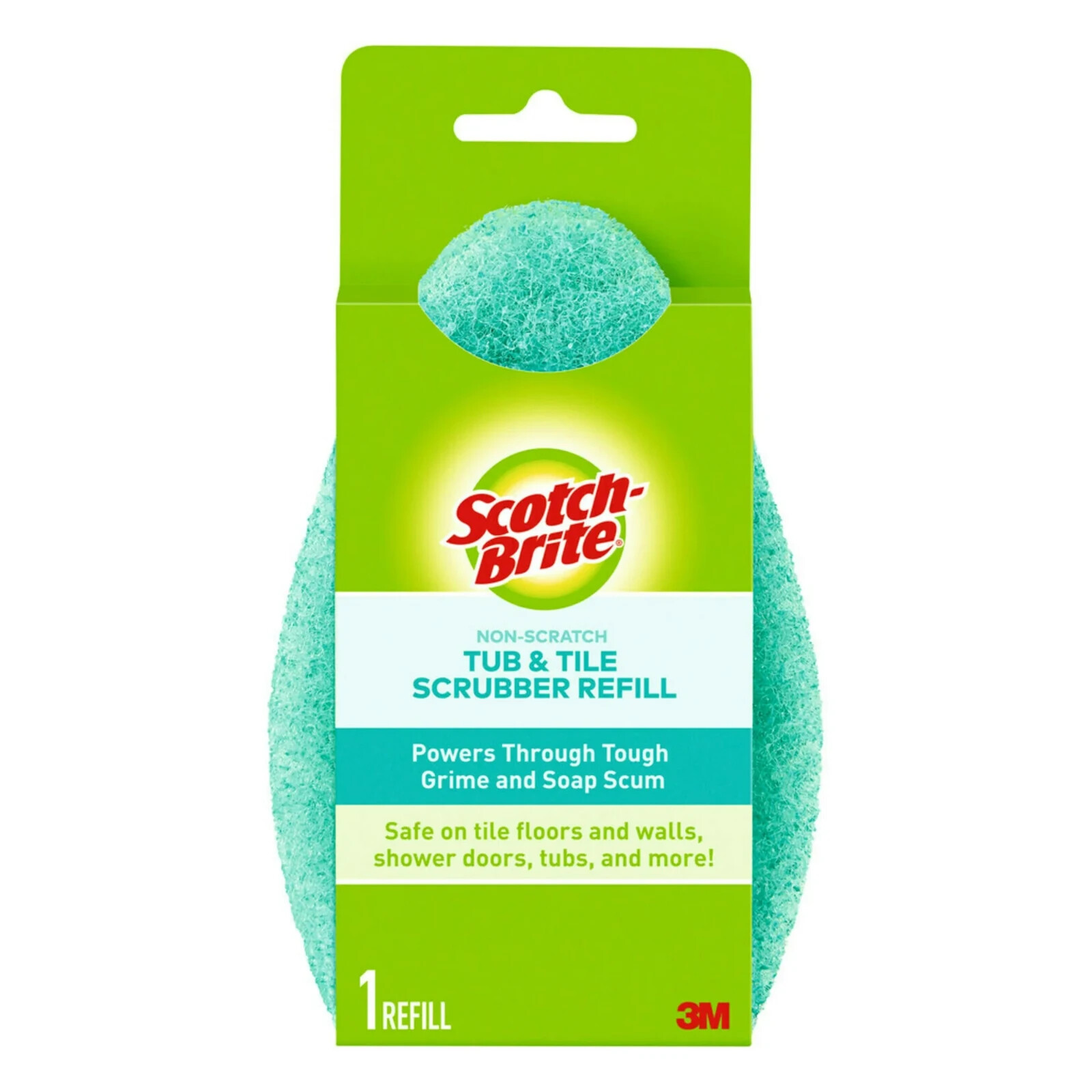 Scotch-Brites Non-Scratch Tub and Tile Scrubber Kit (1 Scrubber 3 Refills)