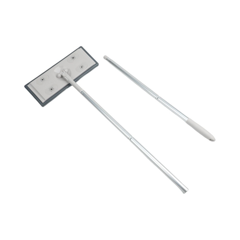 Superfine Fiber Dust Mop with 3-Section Aluminum Telescopic Handle 57 to 128 cm