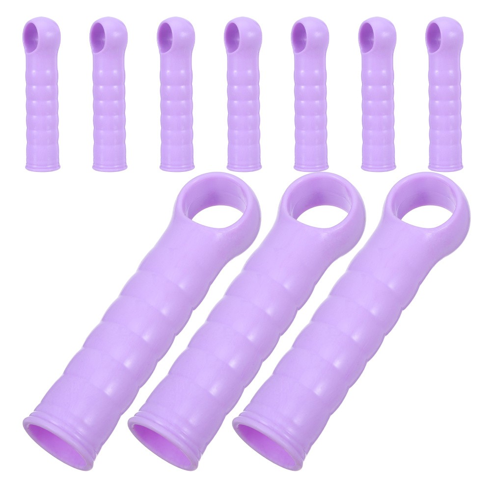 10 Pcs Mop Handle Cover Pole Replacement Broomstick Grip End Cap