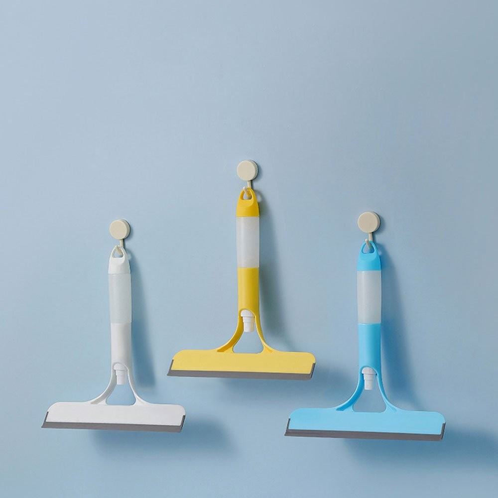 3 in 1 Spray Scraper Wipe Window Squeegee Glass Cleaner Shower Household Tools