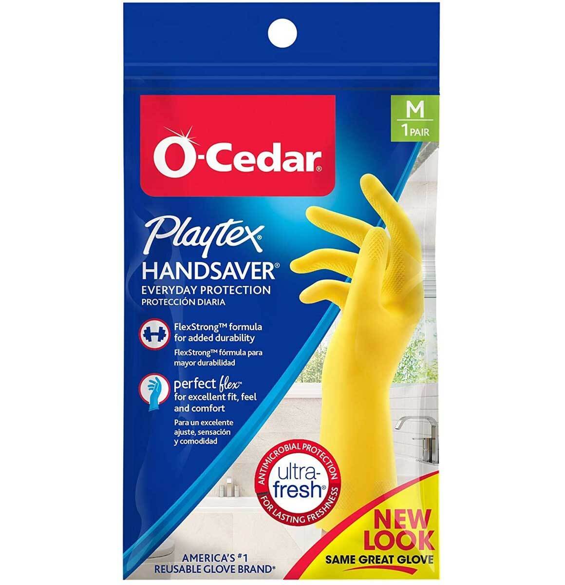 Playtex Hand Saver Rubber Gloves Size Medium Colors Vary – 1 Ct – Pack of 6