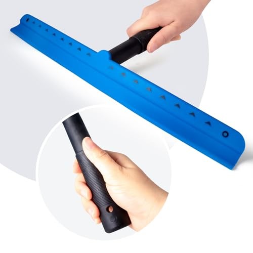 15 inch Blue Windshield Squeegees, All-Purpose Streak-Free Silicone Squeegee