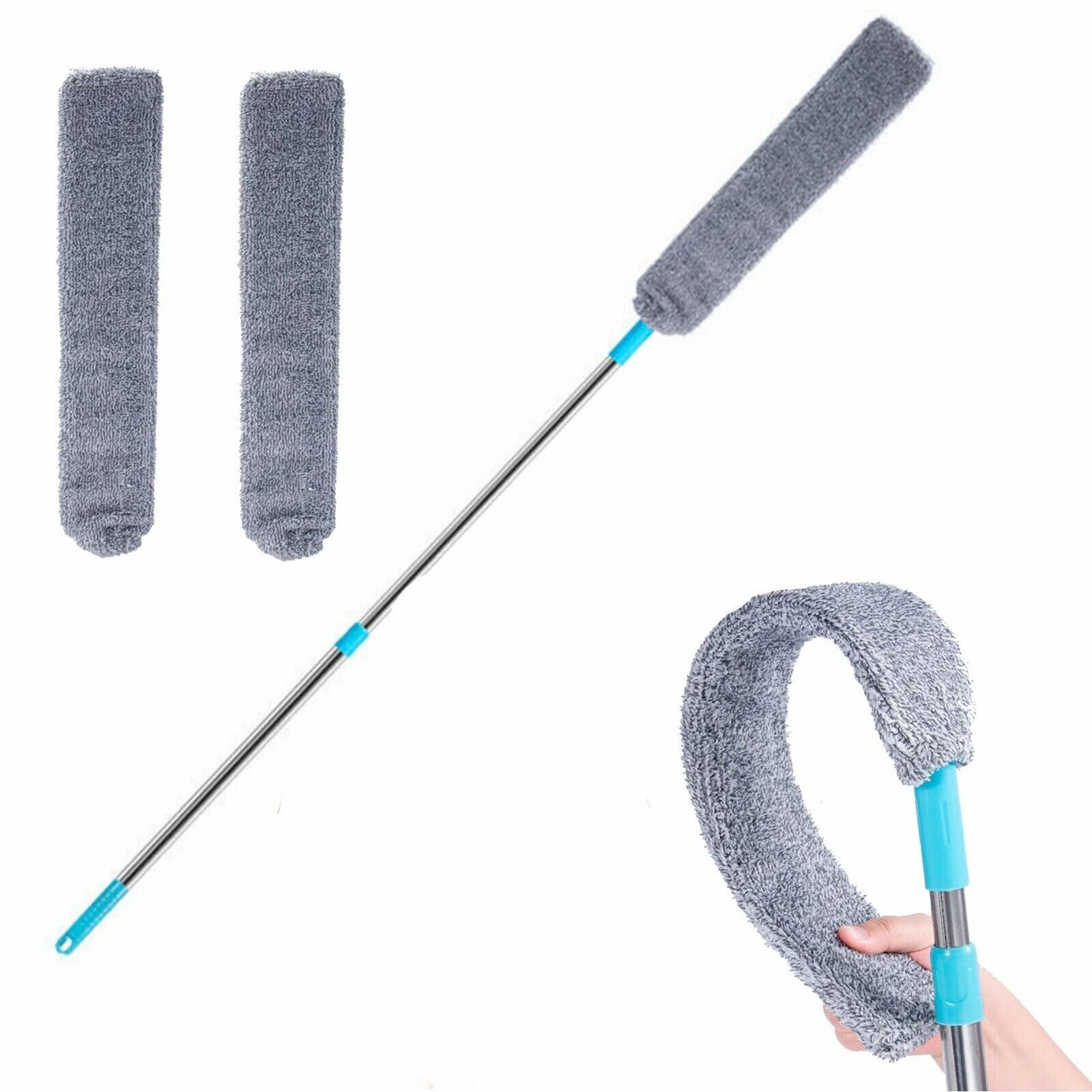 2 Pack Retractable Gap Duster Cleaner for Under Sofa Bed Appliance