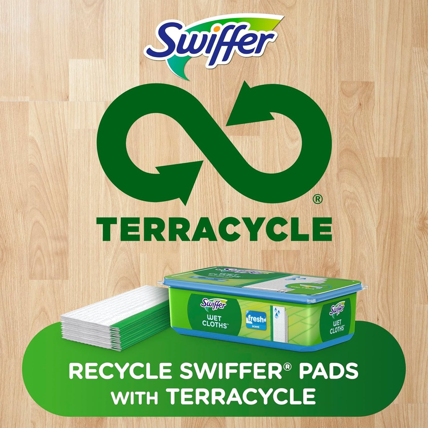 New Pack Of 24 Count Swiffer Sweeper Wet Mopping Cloths Fresh Scent Fast Ship