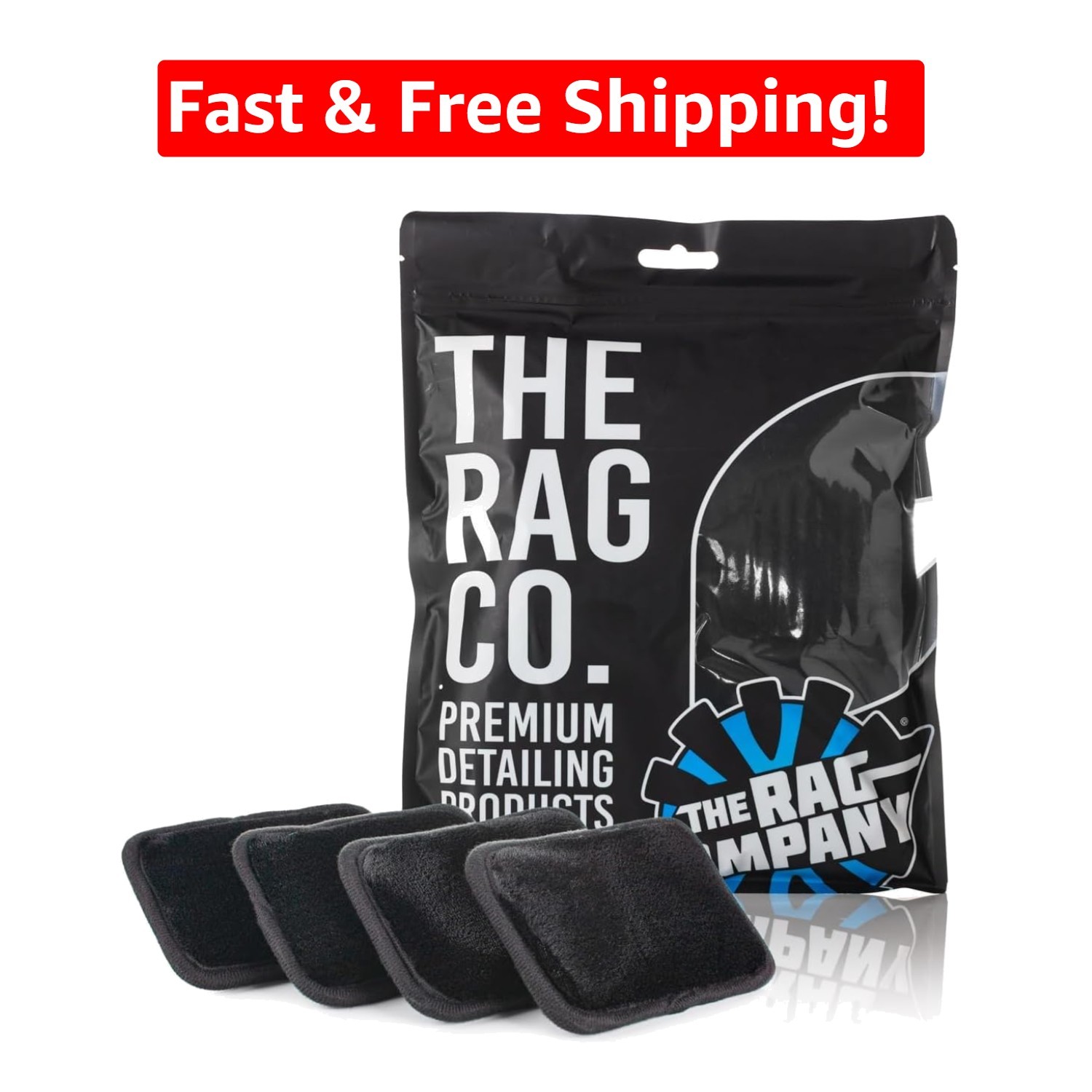 Soft Microfiber Interior Scrubber – 4 Pack for Streak-Free Car Cleaning