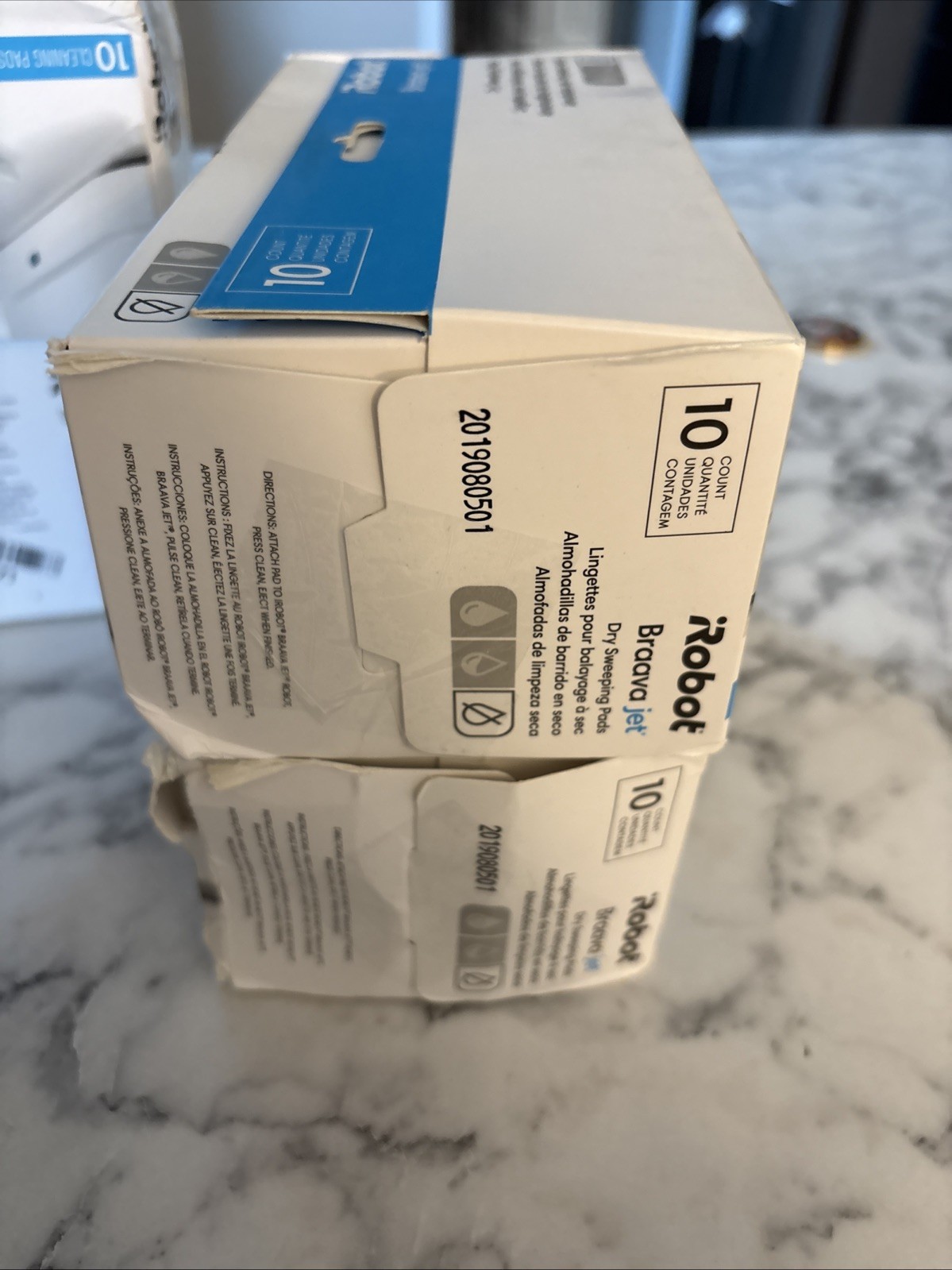 2 iRobot® Braava jet® Dry Sweeping Pads 10 pads ea. Box NEW (20 Total)