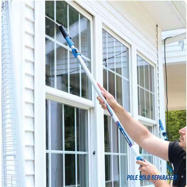 16 Inch Professional Window Squeegee Stainless Steel w Bonus Rubber Blade