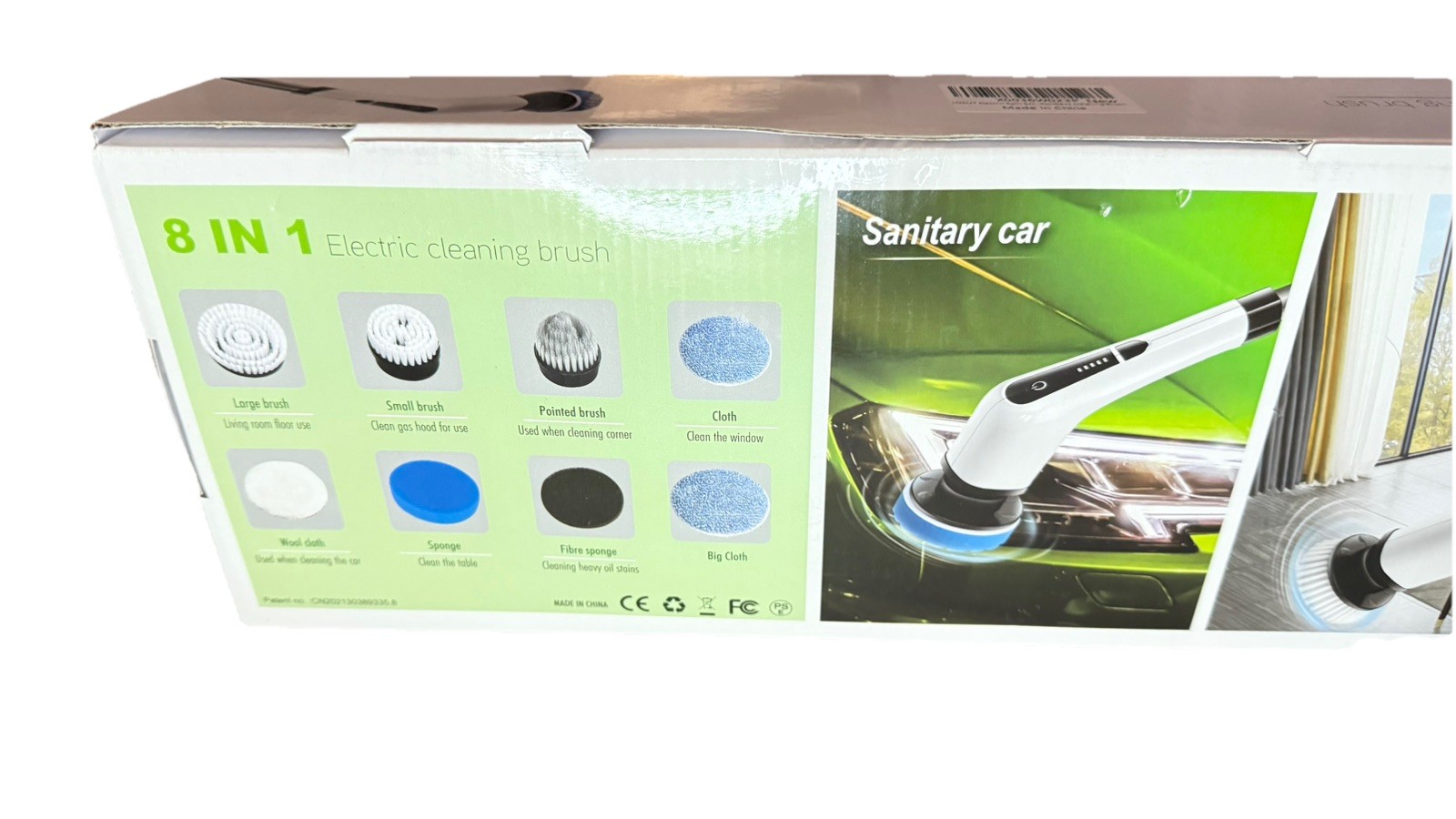 8 in 1 Electric Cleaning Brush 25W Multifunctional Scrubber ANS8050 Rechargeable