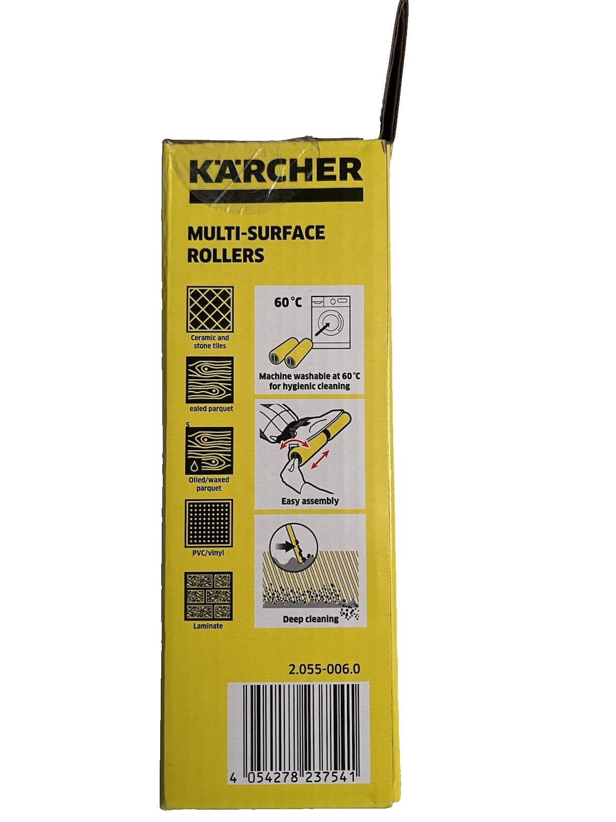 Kคrcher Microfiber Multisurface 2 Pack Roller For Kคrcher Floor Cleaner FC 3-FC7