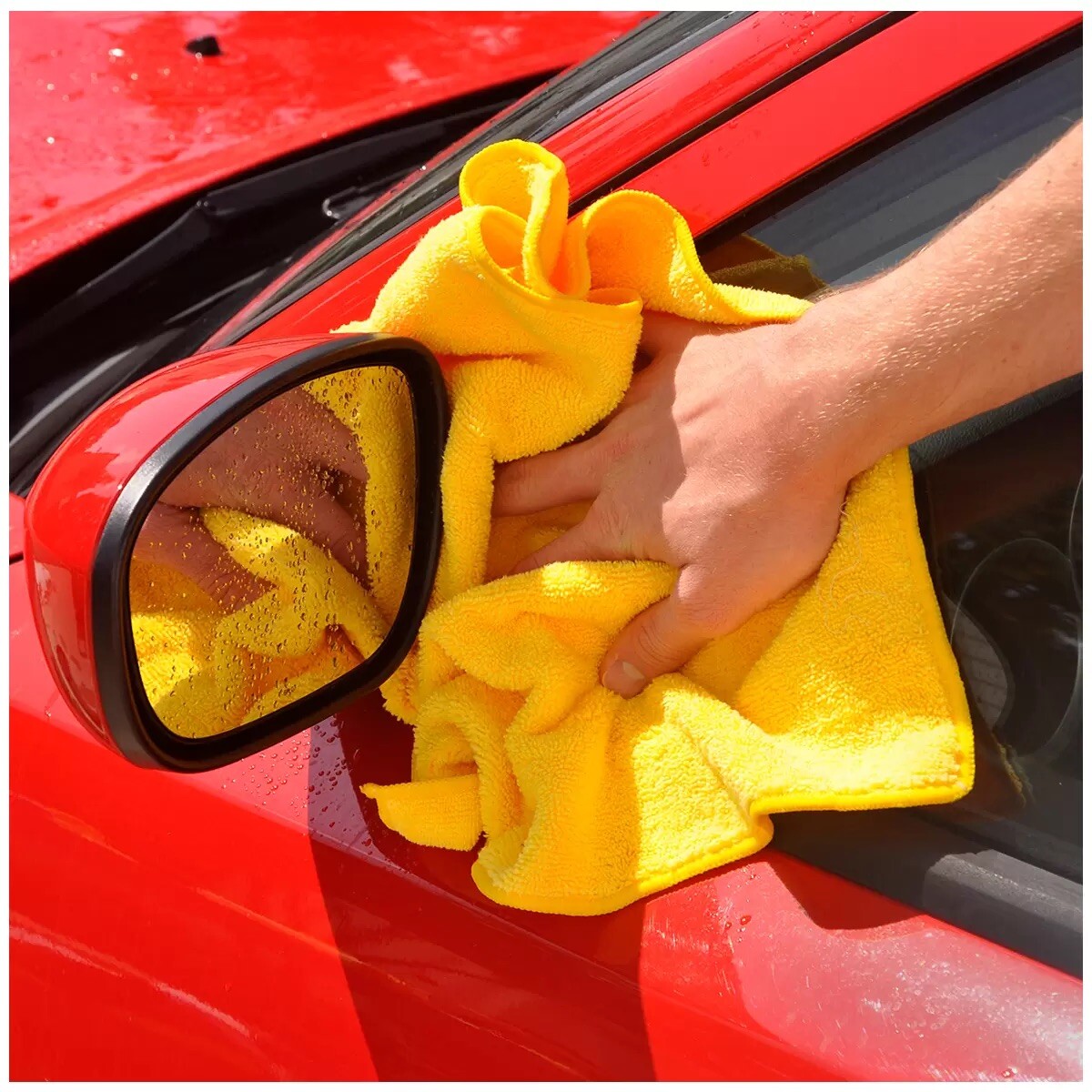 36pcs Kirkland Microfibre Car Drying Towels Ultra Soft Cleaning Plush Cloth Glas