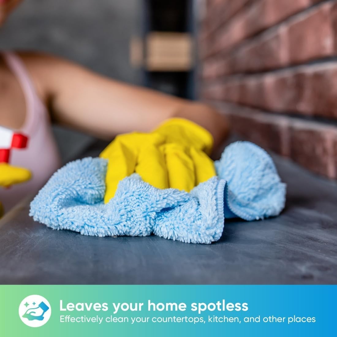 12 Pack Microfiber Cleaning Cloths – Lint Free, Absorbent & Scratch-Free
