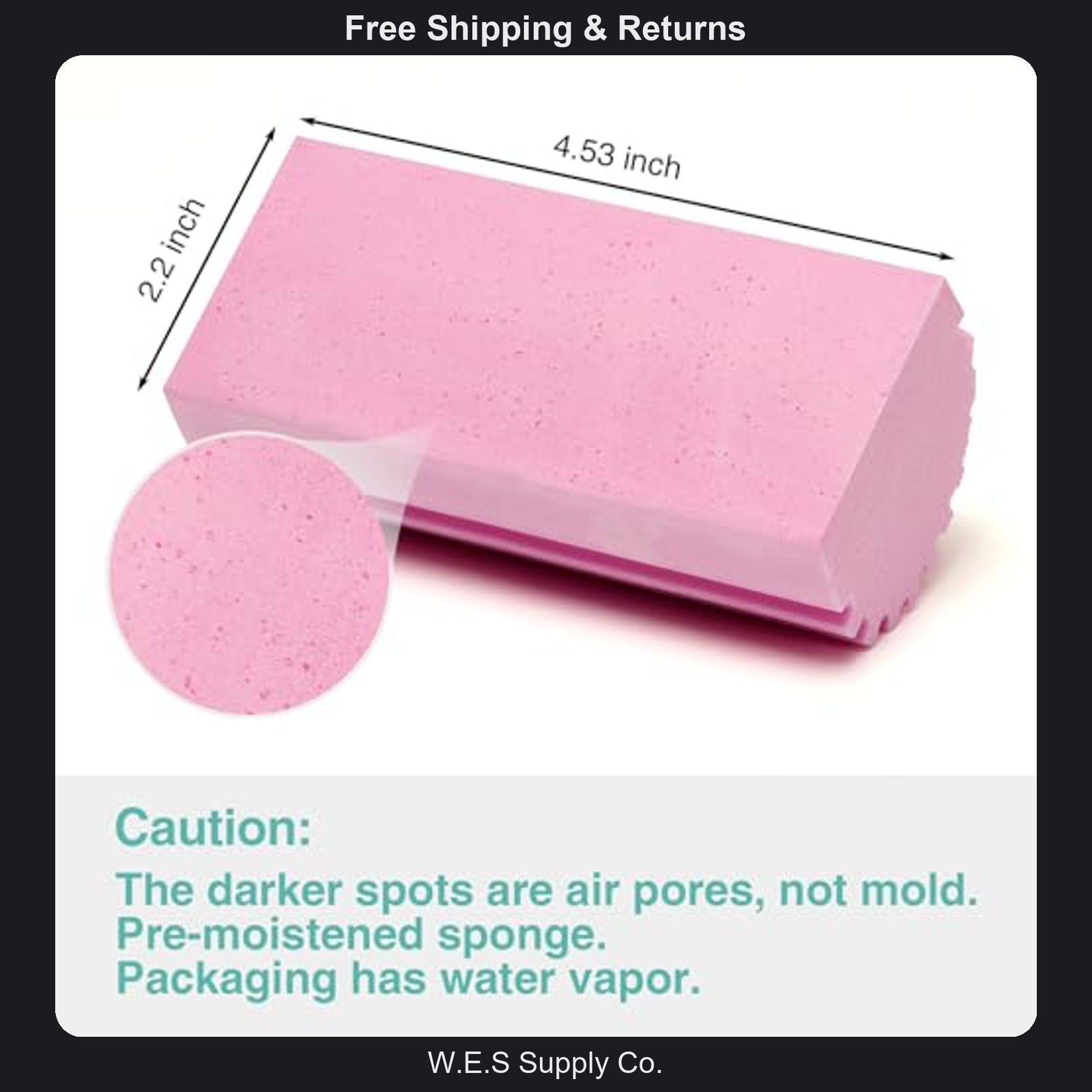 4 Count Mr. Scrub Pink Damp Dusting Sponge for Household Cleaning