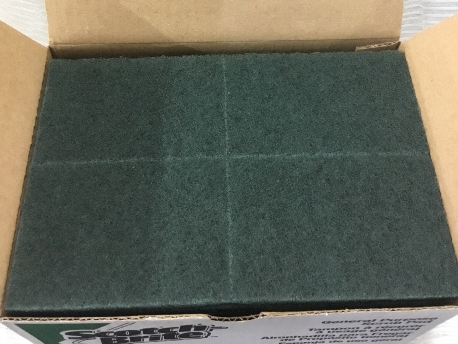 3M Scotch-Brite General Purpose Scrubbing Pad 9650, 3 in x 4.5 in, 40/Box