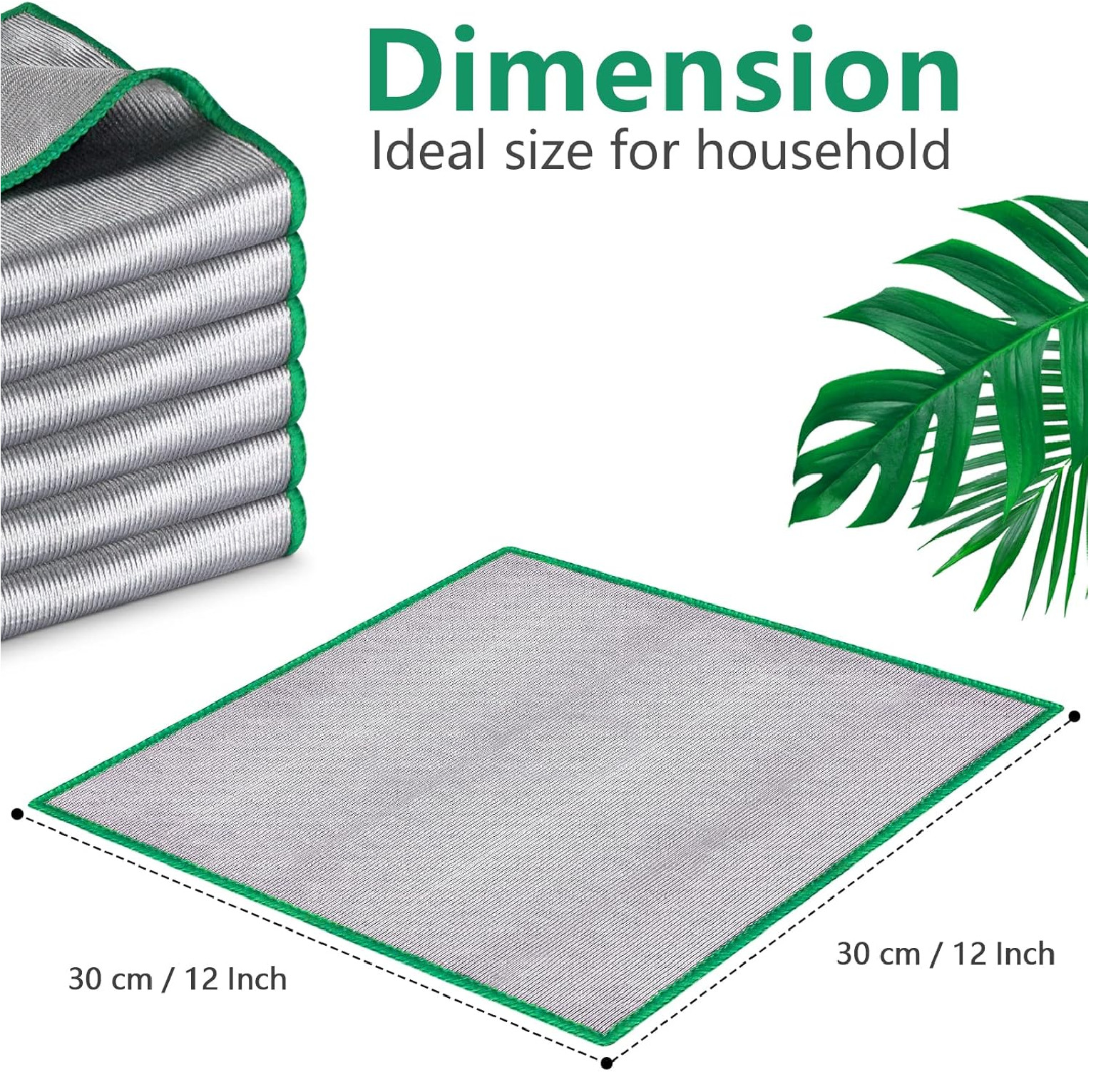 Glass Polishing Cloth Streak Free Miracle Cleaning Cloth Lint Free Microfiber