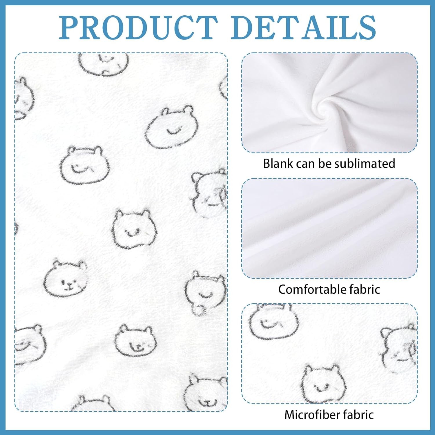 80 Pack Hand Towels Bulk 16 x 27 Inch Facial Bleach Proof Towels for Gym, Spa,