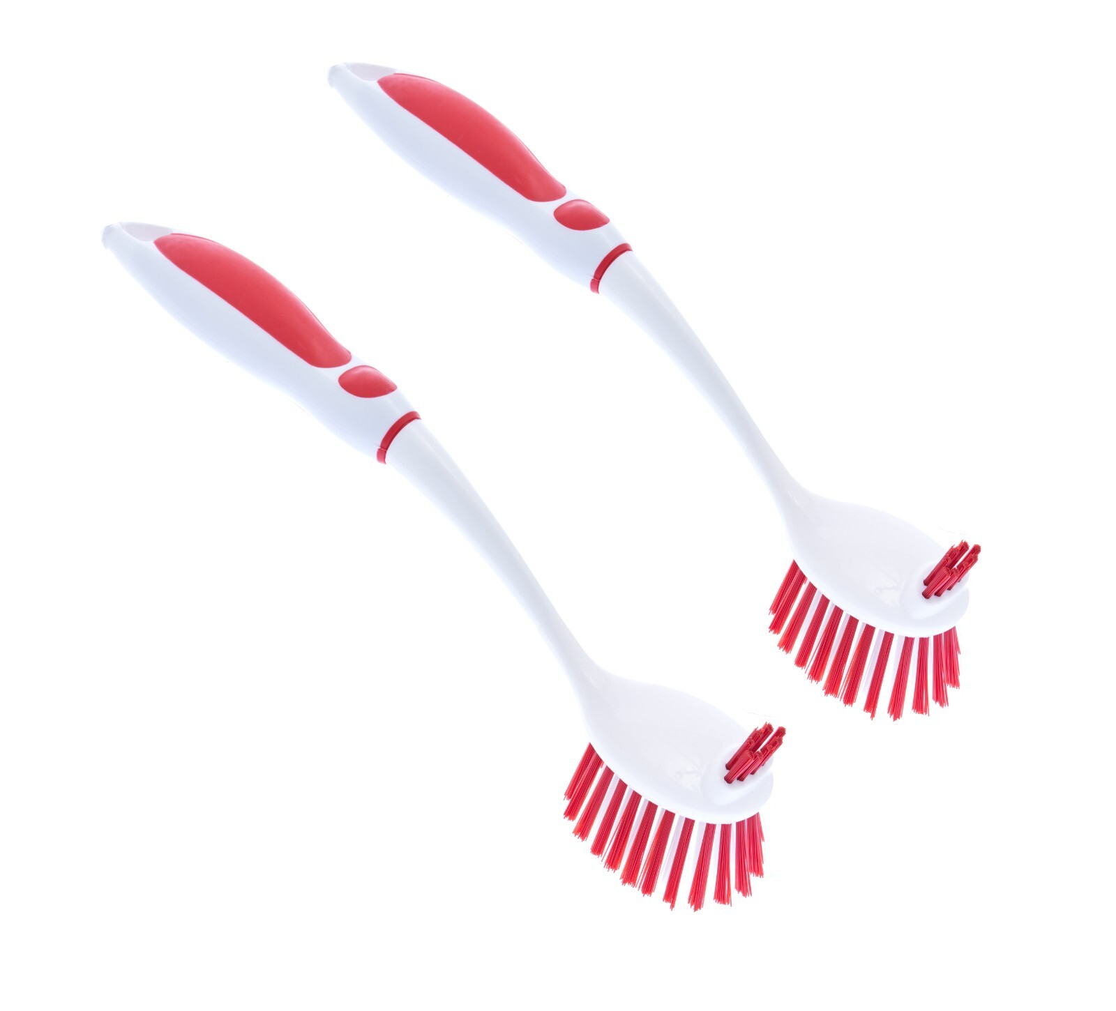 Superio 2 Pack Dish Washing Scrubber and Vegetable Brush 2 Sided Bristles
