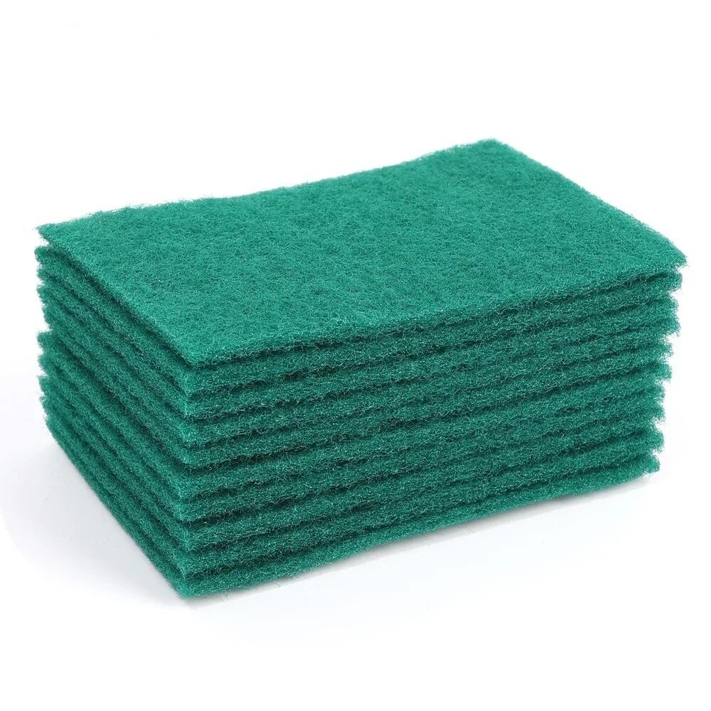 Double Sided Scrub Pad Grinding Rags Dishcloth Washing Clean Oil Removal Pan Pot