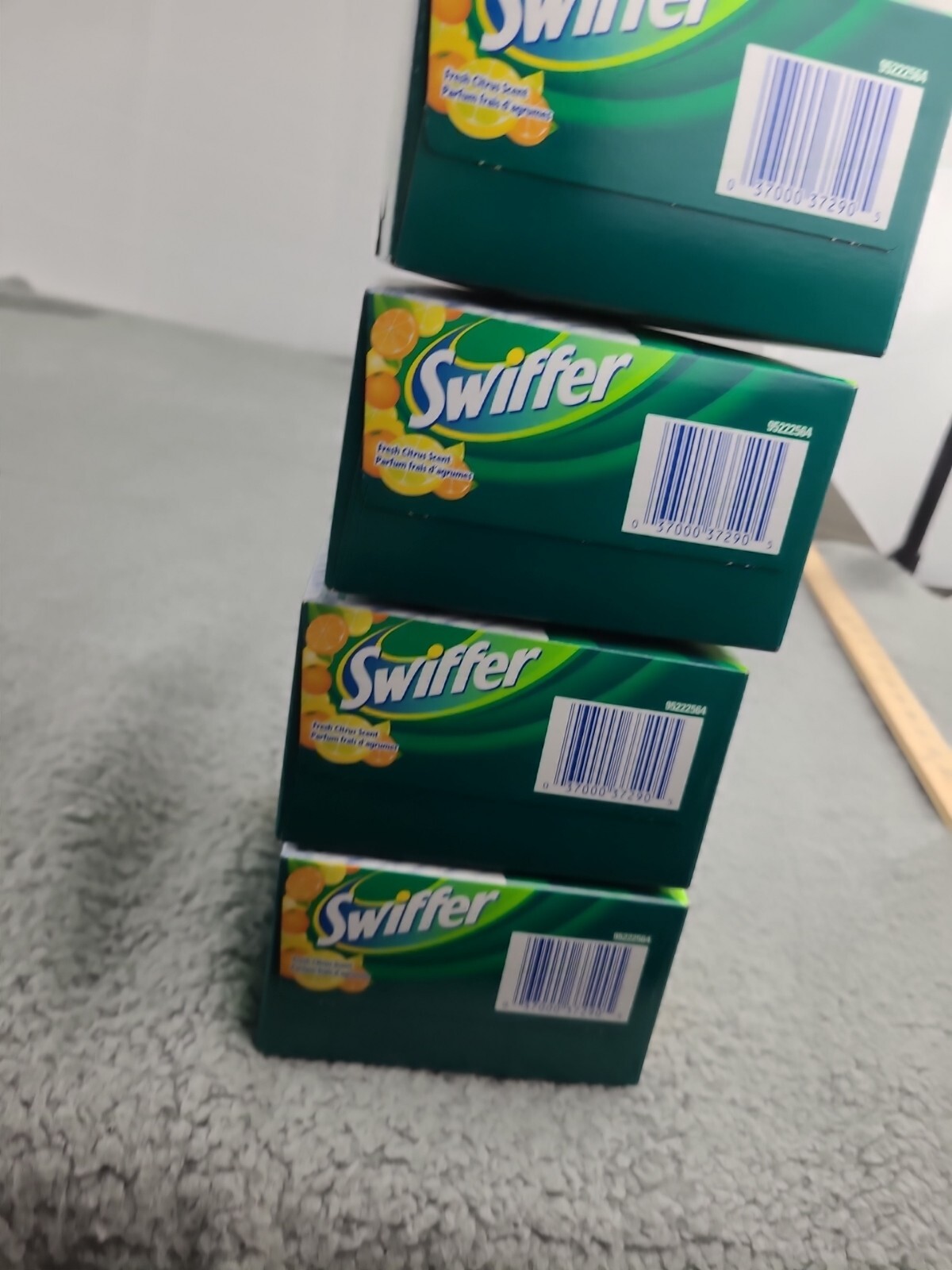 4x Swiffer Sweeper Fresh Citrus Scent Disposable Cloths New Discontinued 16 Ct