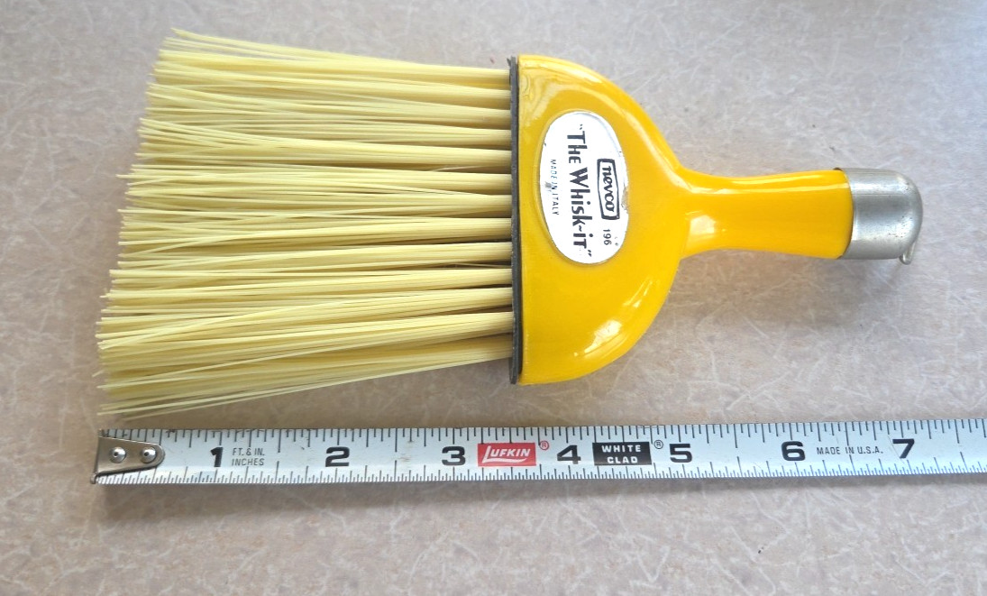 Vintage The Whisk-it Collectors 8 in. Broom by Nevco Model 196 ITALY