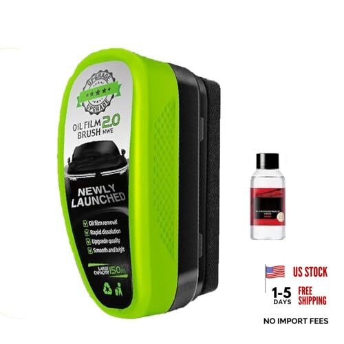 Automotive Oil Film Cleaning Brush,Oil Film Cleaning Brush for car Green