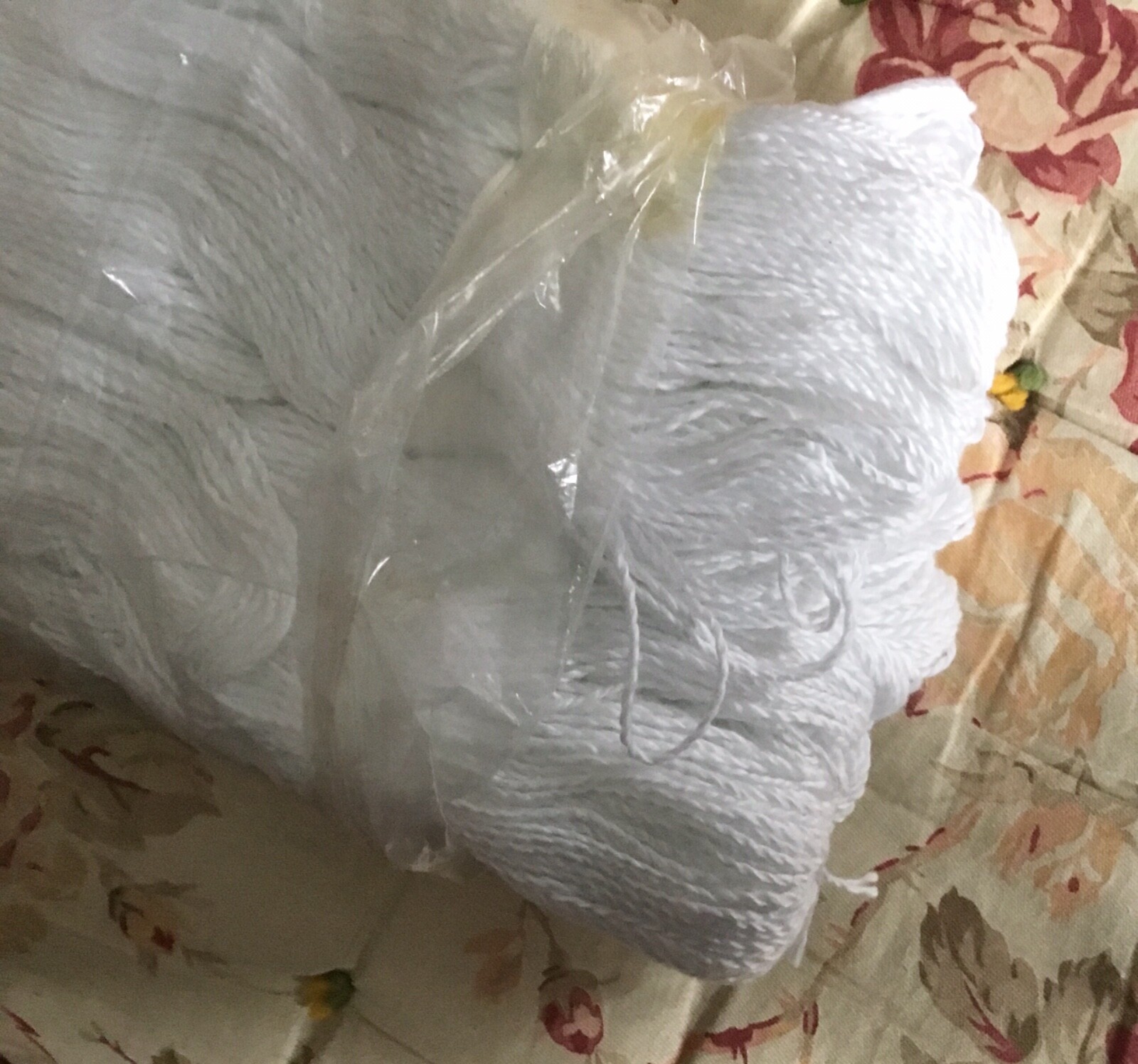 Genuine American Red Cross Industrial Clean Up White Mop Head Top, 16” Long New