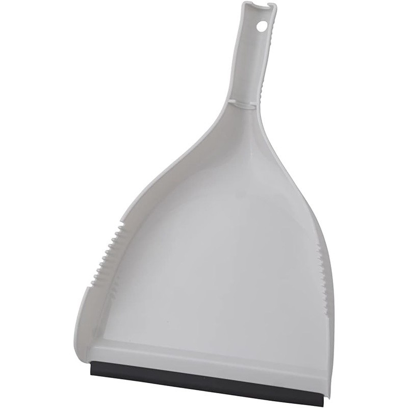 Heavy Duty Clip-On Dustpan Easy Grip Rubber Edge Clean Tool Home Commercial New