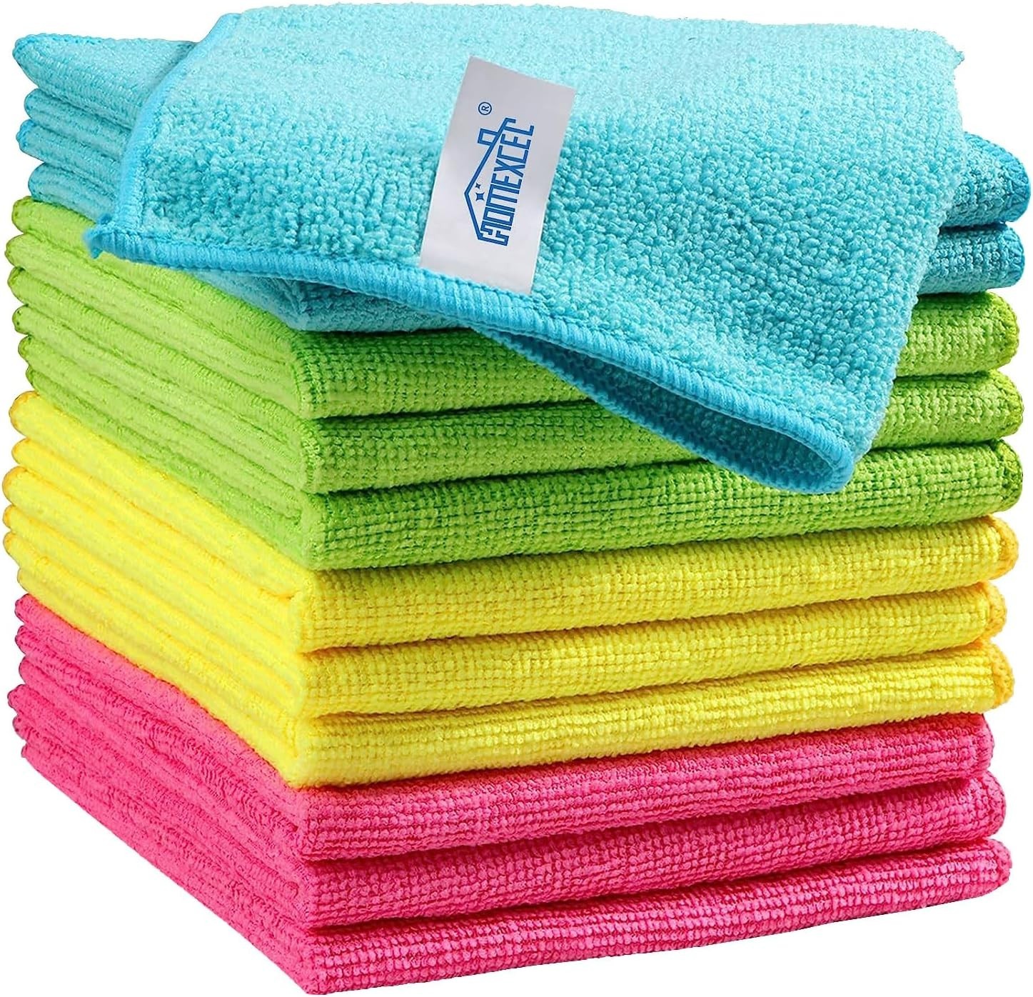 Versatile Microfiber Towels – 12 Pack, 11.5″ x 11.5″ for Cleaning All Surfaces