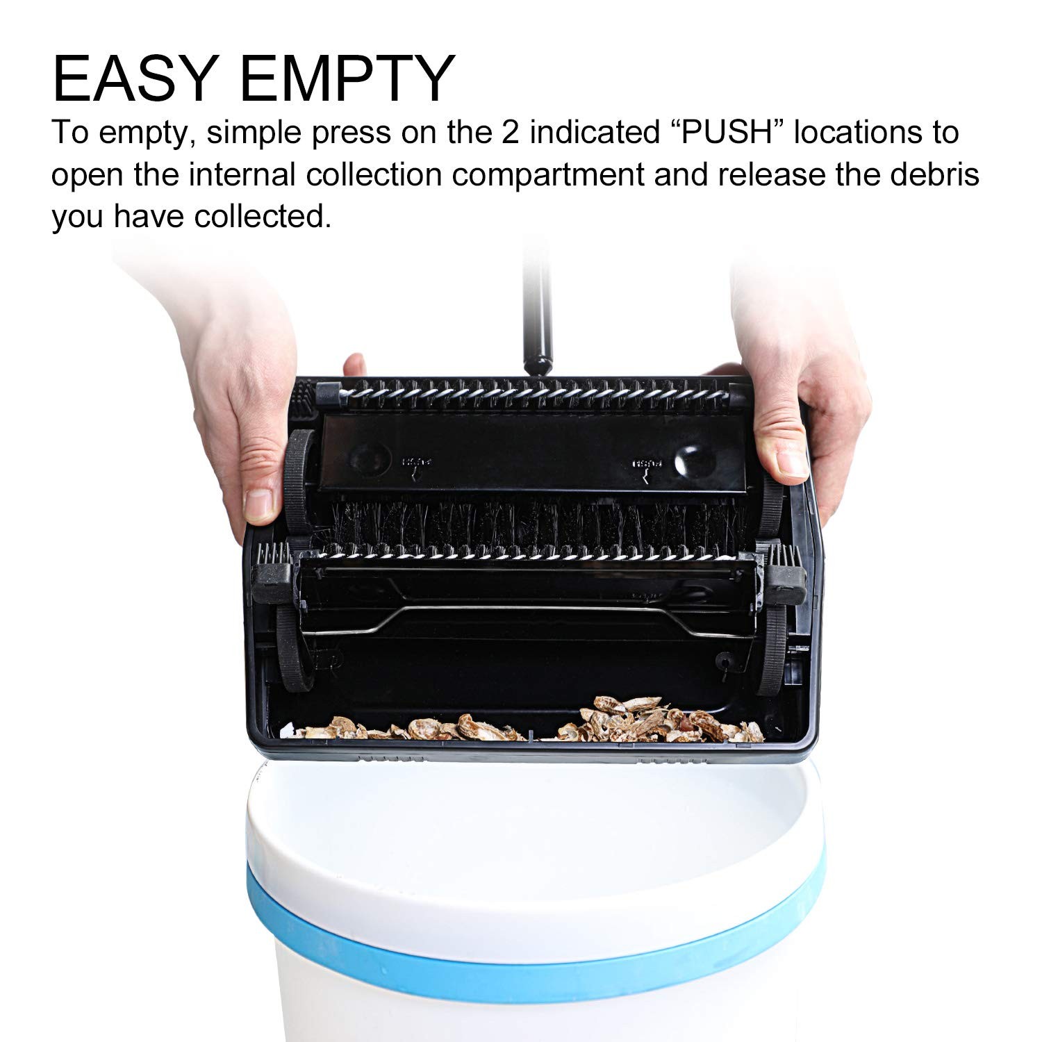 Carpet Sweeper Cleaner for Home Office Low Carpets Rugs Undercoat Carpets Pet…