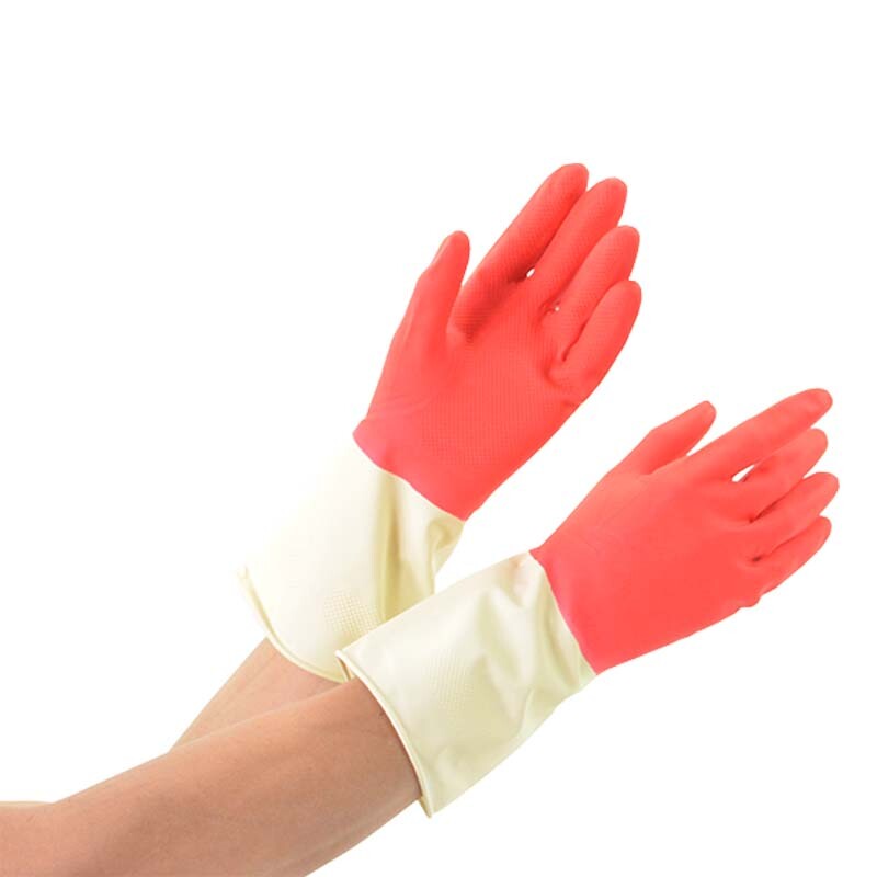 6Pairs Reusable Dishwashing Gloves Household Cleaning Gloves Waterproof Non-Slip
