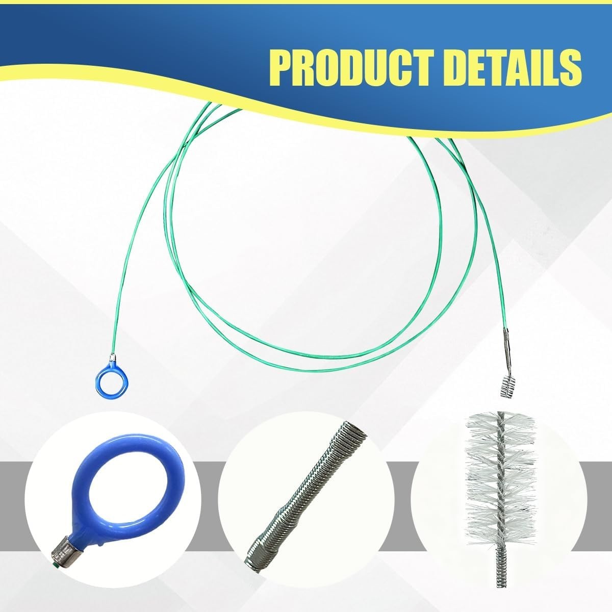Auto Sunroof Drain Cleaning Tool,118inch Long Pipe Cleaner for Car,flexible New