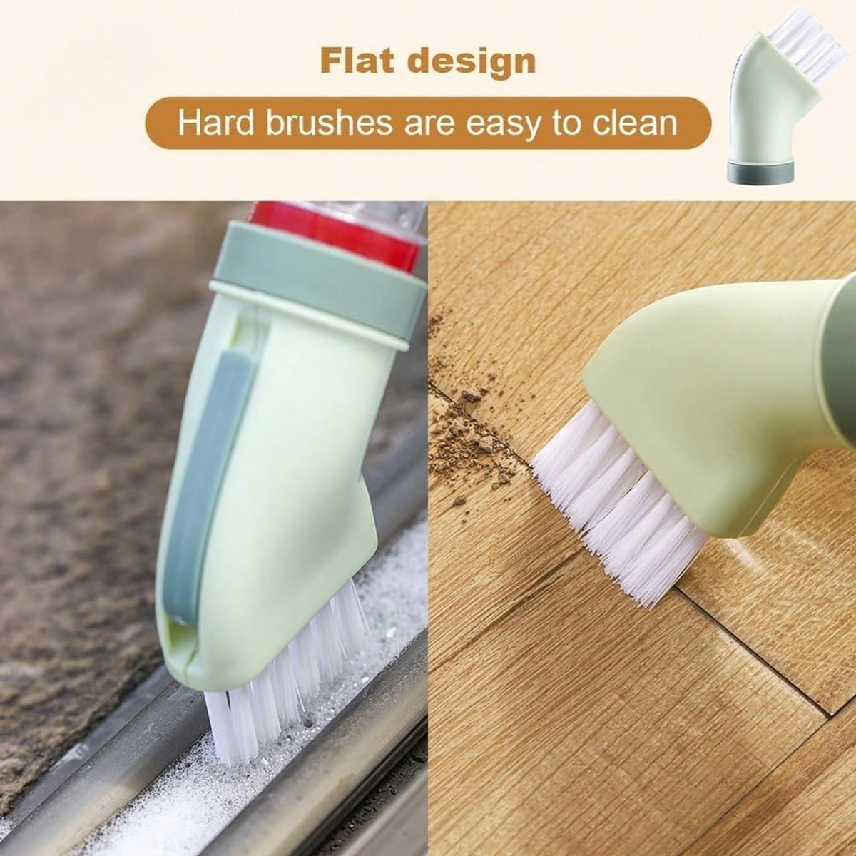 2-in-1 Bottle Cleaning Brush Creative Multifunctional Gap Brush Kitchen Tool NEW