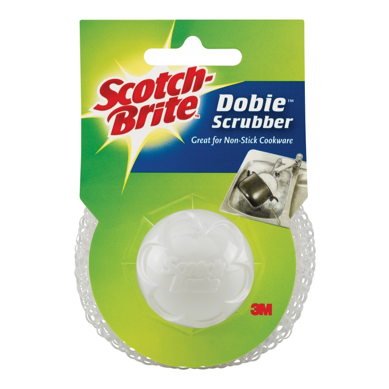 Scotch-Brite 498 White/Green Synthetic Fiber Heavy Duty Scrub Pad (Pack of 6)