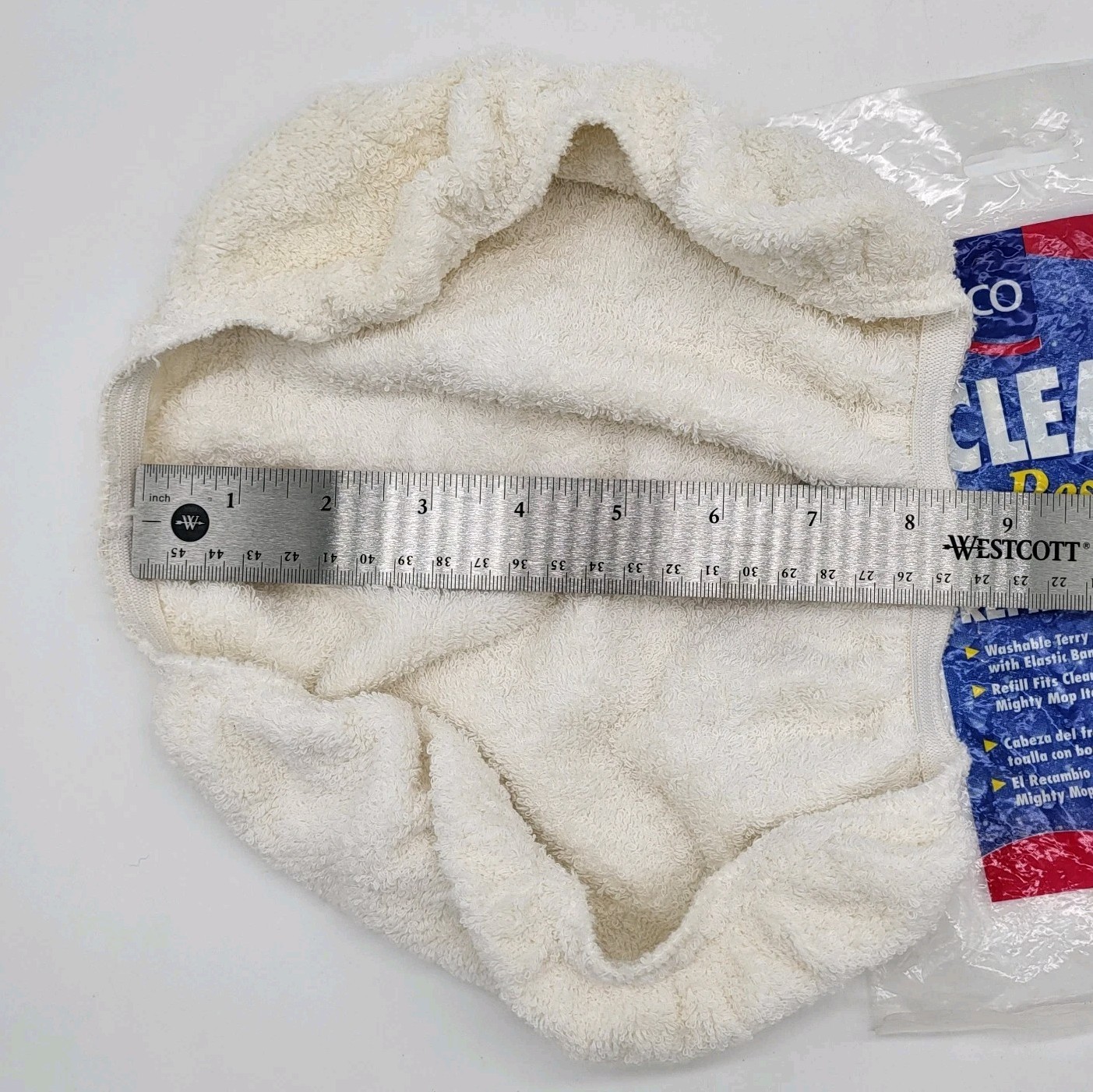 Ekco Clean Results Mighty Mop Refill 07549 Terry Cloth Mop Head For Item 07548