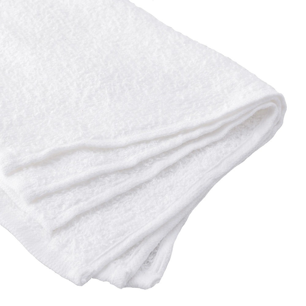 100% Cotton 14″ x 17″ All Purpose Terry Towels, 6 Pack, White Household