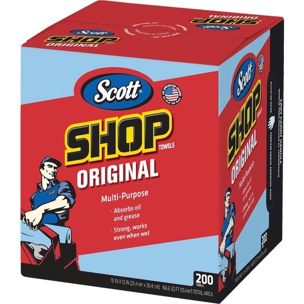(1)-Shop Towels 200 towels per box Kimberly-Clark/Scott Paper 75190