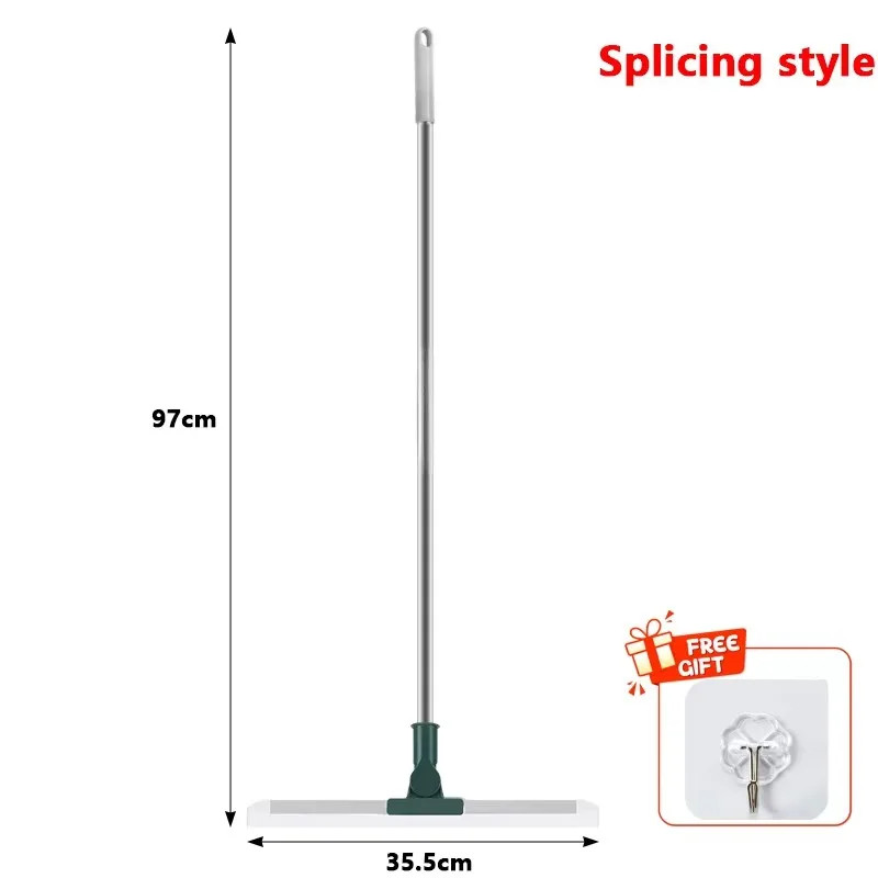 Silicone Scraper Broom Floor Squeegee Glass Wiper Bathroom Cleaning Tool Durable