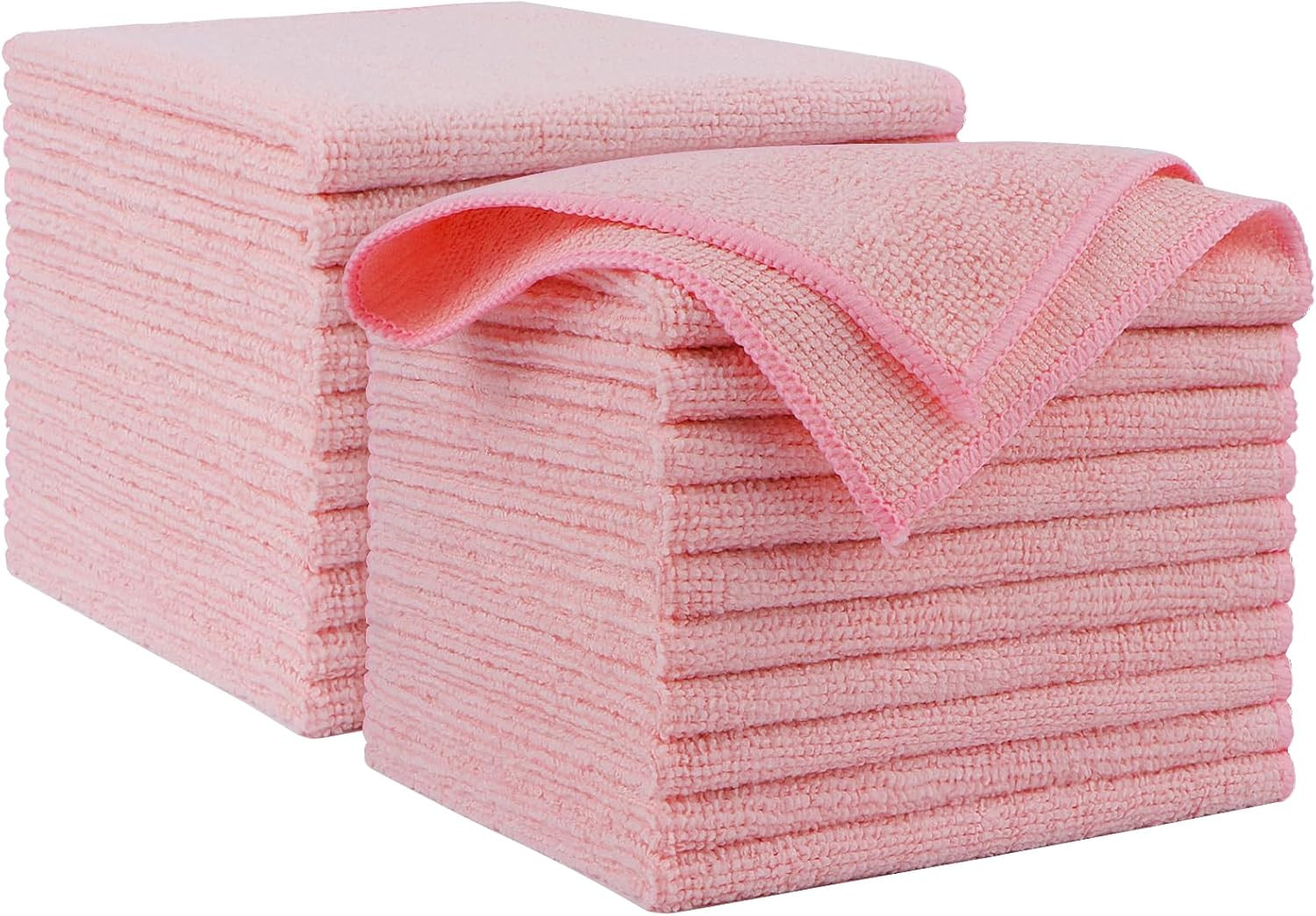 Microfiber Cleaning Cloth, 50PK, Microfiber Towels for Cars, Premium Wash Cloths