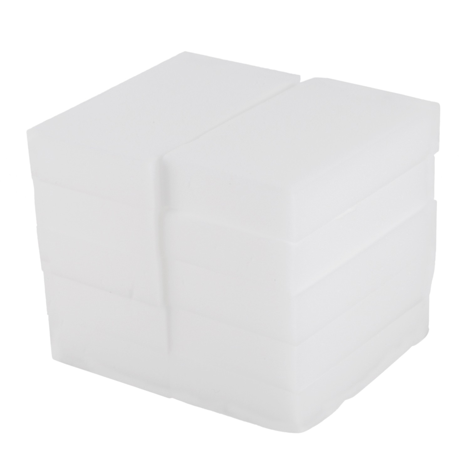 100x60x20mm 10pcs Sponge Eraser Melamine Cleaner-white W1Y26894