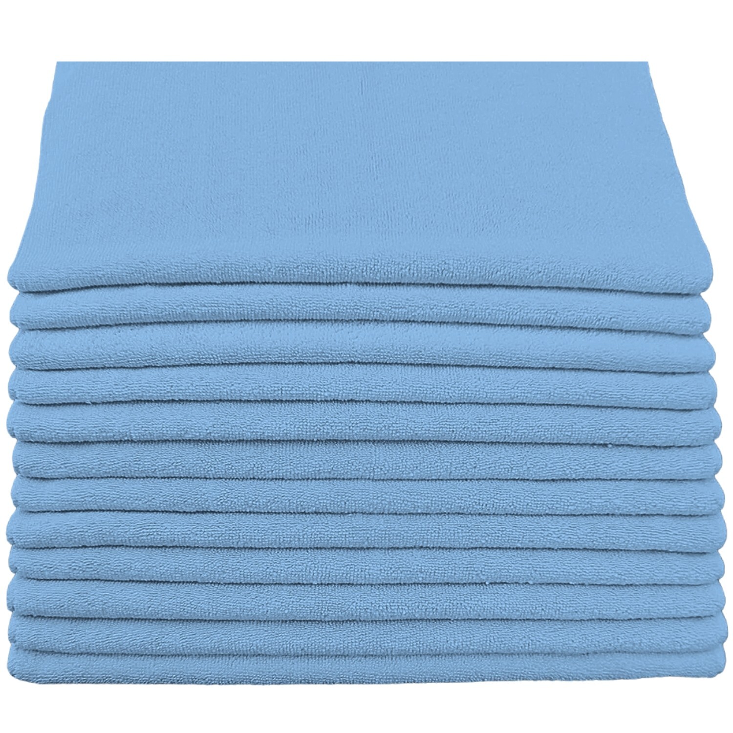 Microfiber Cleaning Cloth Rag Car Polishing, Detailing 16×16 Multi Pack & Colors
