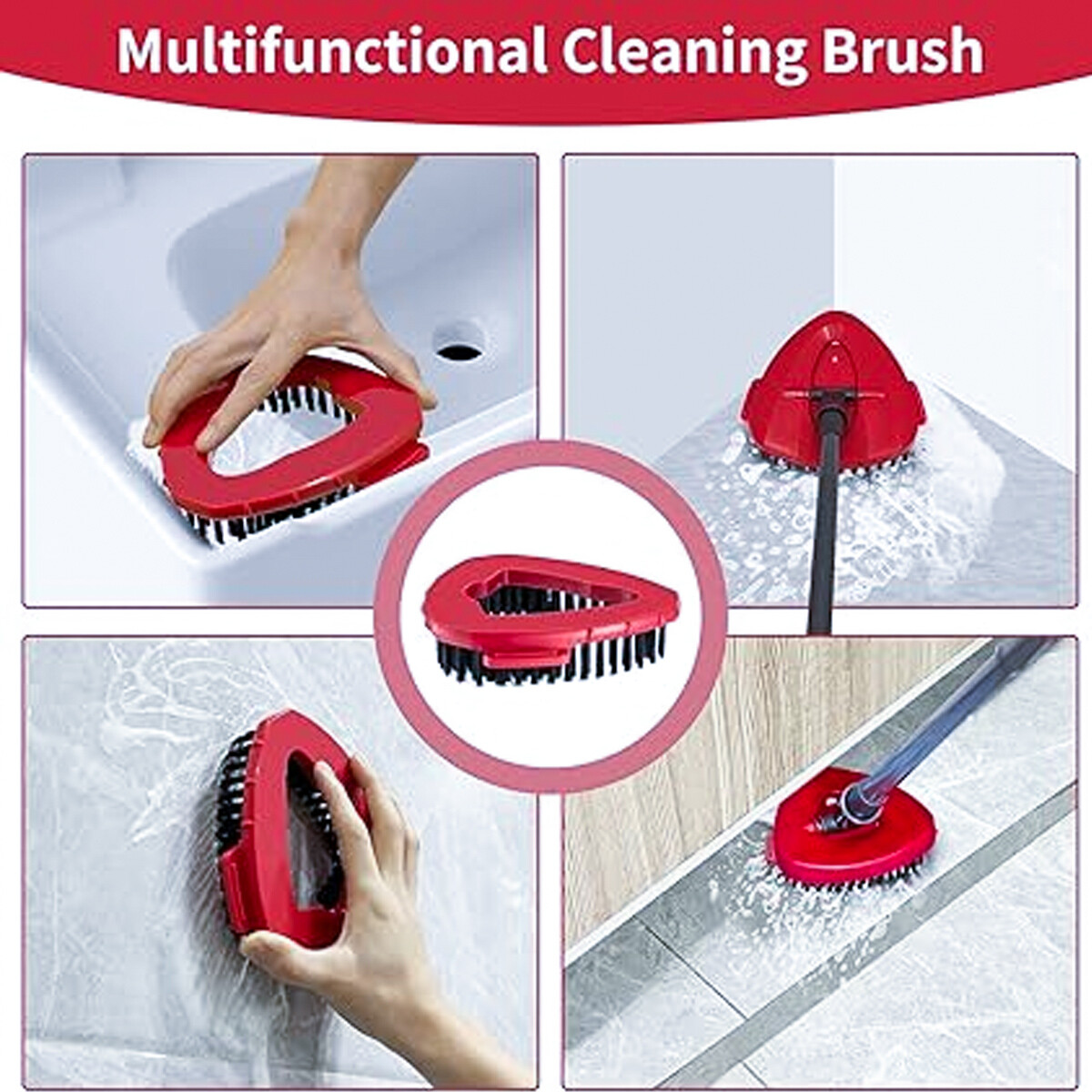 Replacement Mop HEAD For O-Cedar Spin Mop Easy Clean Wring+Brush+mop base