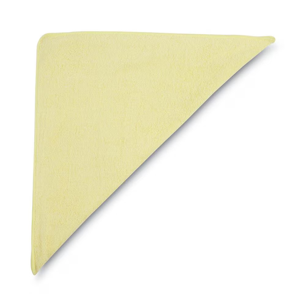 16 In. X 16 In. Light Commercial Yellow Microfiber Cloth (24-Count)