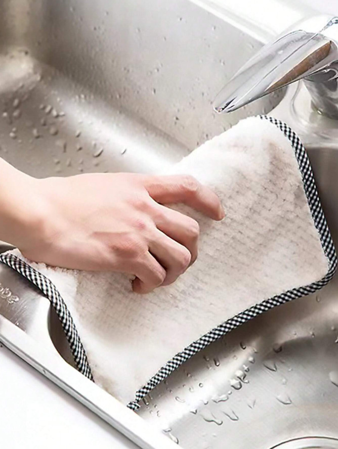 8 pcs Multi-Purpose Cleaning Cloths Strong Absorption for Home & Car
